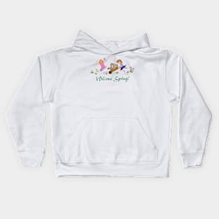 Welcome Spring Kids Hoodie